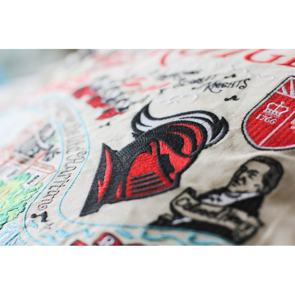Rutgers University Collegiate Embroidered Pillow by CatStudio-3