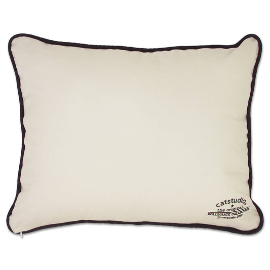 Vanderbilt University Collegiate Hand-Embroidered Pillow-1